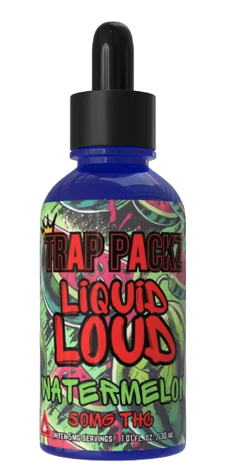 thc tincture bottle reading liquid loud