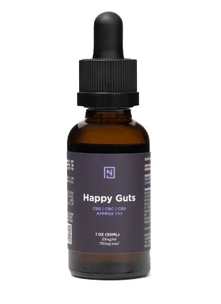 cbd tincture bottle with dropper, black background