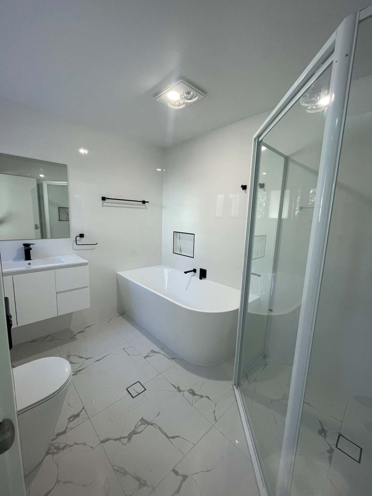 Newly Finish Bathroom Renovations — J.White Carpentry & Renovations in Port Macquarie, NSW