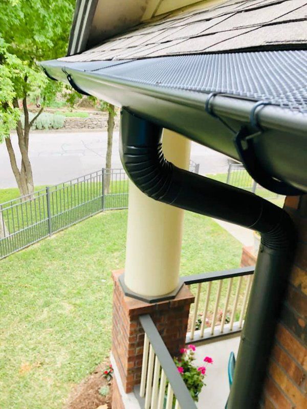 gutter with a mess protection Gutter Repair Services in Fort Worth, TX