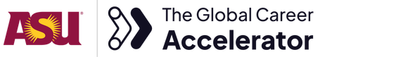 Johnson and Wales University and The Global Career Accelerator logos