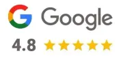 A google logo with four stars on it