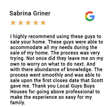 A google review for sabrina griner says she highly recommends using these guys to sale your home.