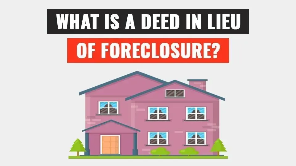 What is a deed in lieu of foreclosure ?