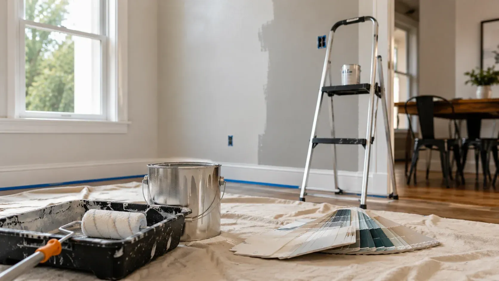 Paint can & ladder guide: How Often Should You Repaint the Interior of Your Home?