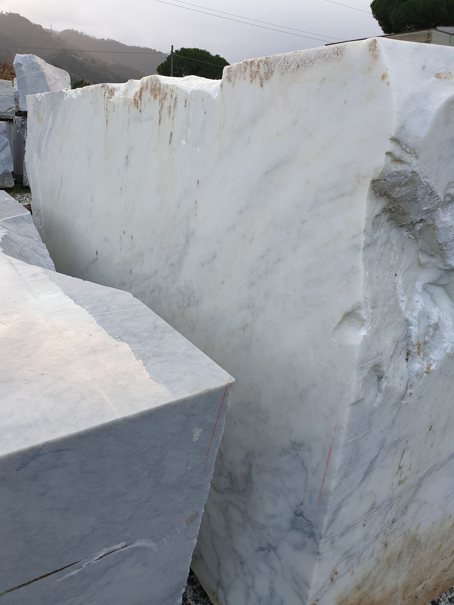 blocchi di marmo