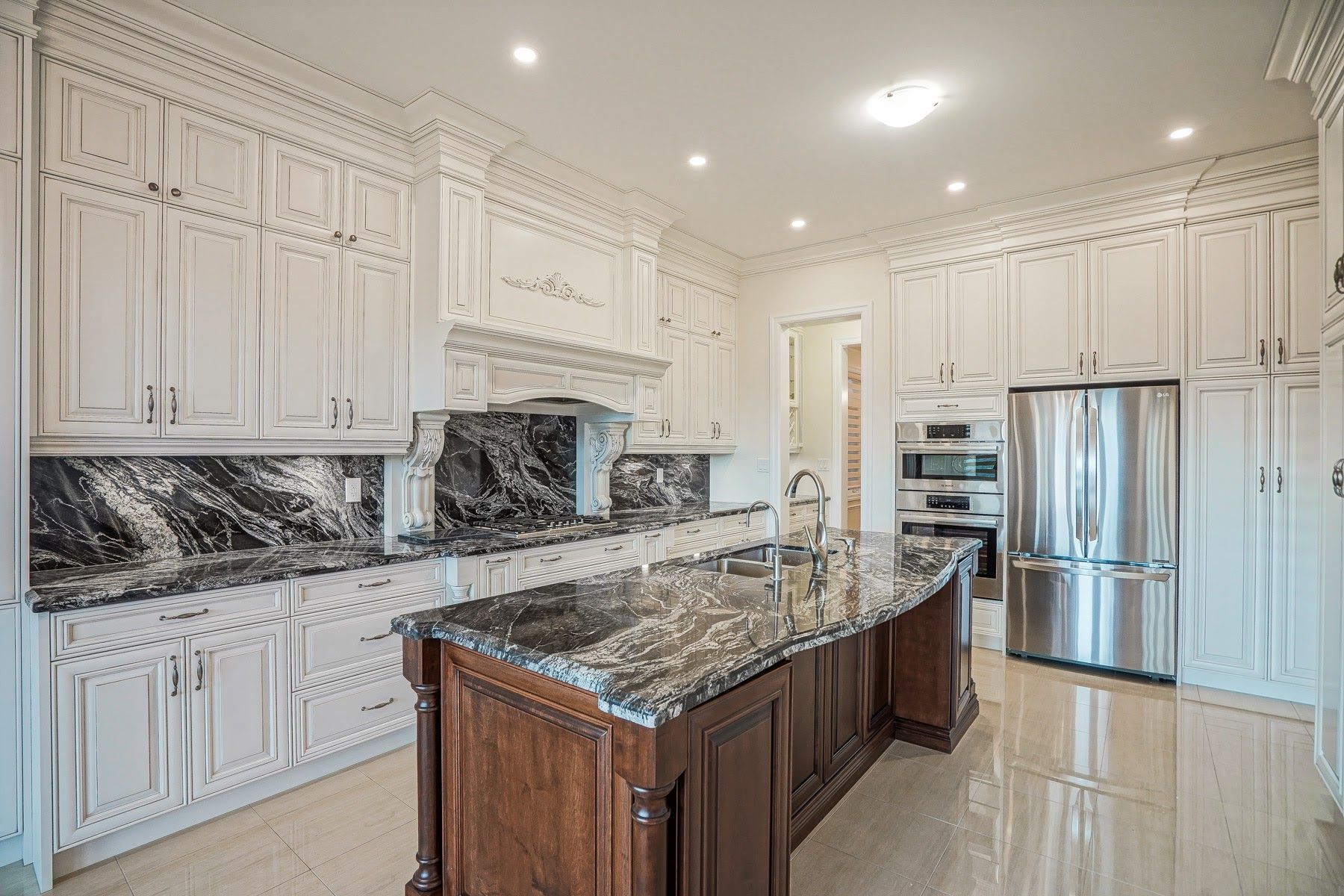Grande Tile and Reno Plus kitchen cabinet