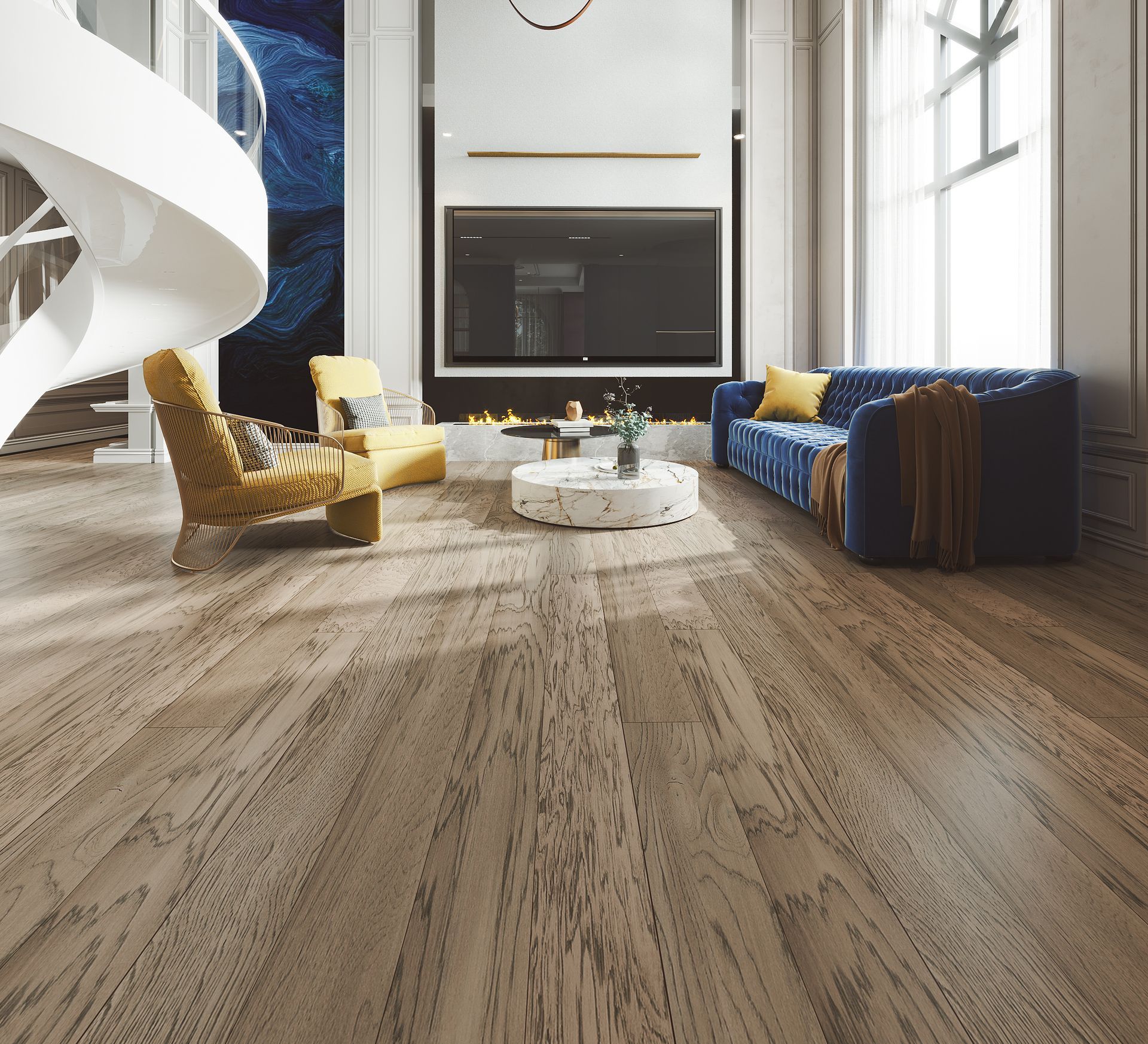 Grande Tile and Reno Plus hardwood flooring gallery image