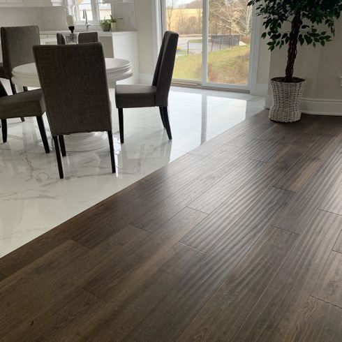 Grande Tile and Reno Plus hardwood flooring gallery image