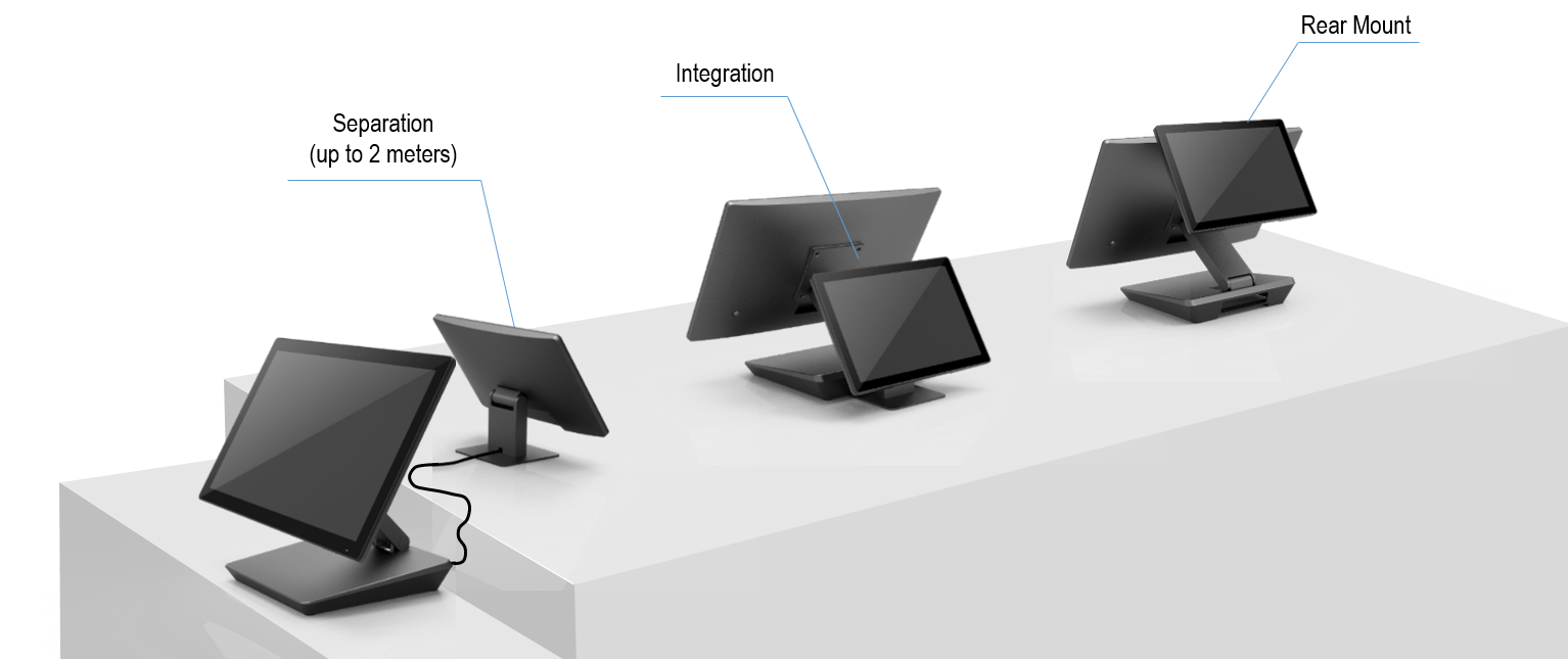second display for point-of-sales system