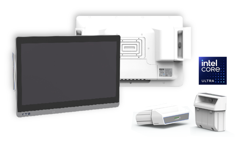POC-4 medical computer with swappable batteries