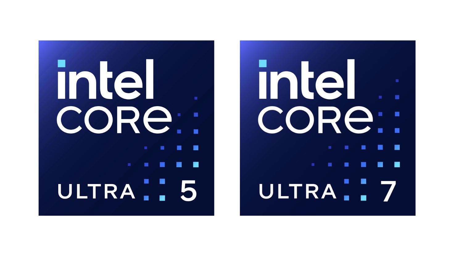 Intel Ultra 5 & 7 logos