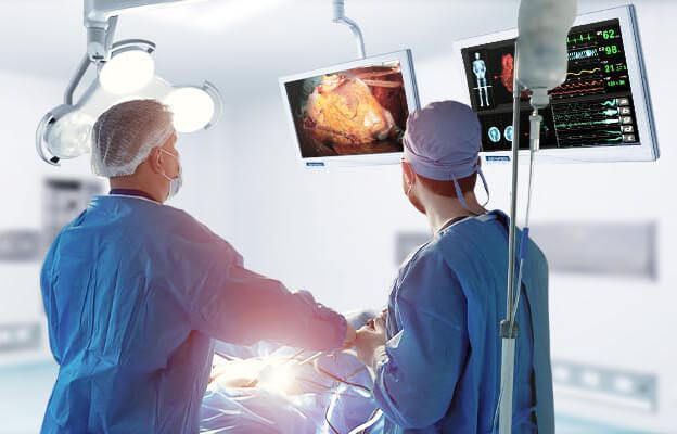 PAX-3 medical monitor in surgery