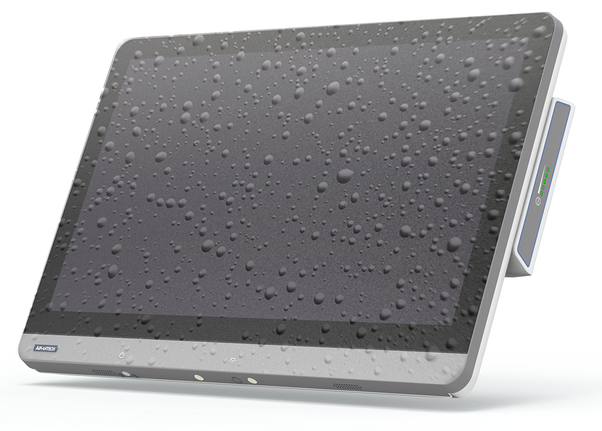POC-4 medical panel PC IP-rated, cleaning-friendly enclosure