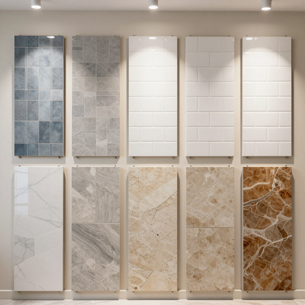 Esposizione piastrelle bagno