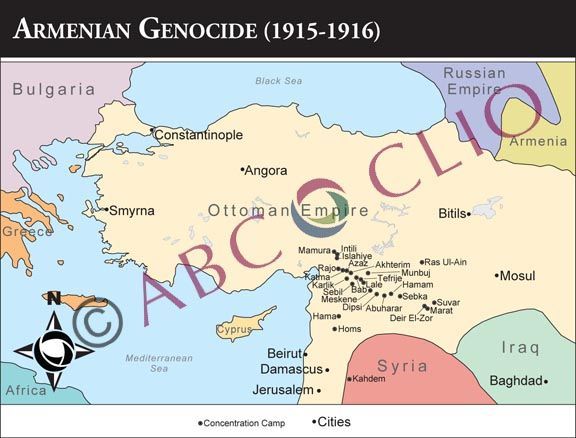 Map titled 