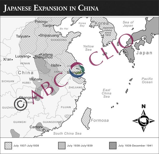 Map titled 