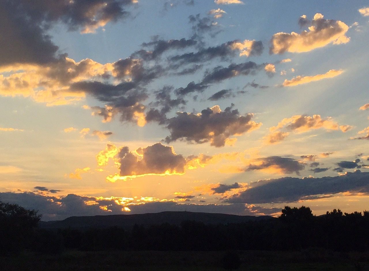Clouds at sunset