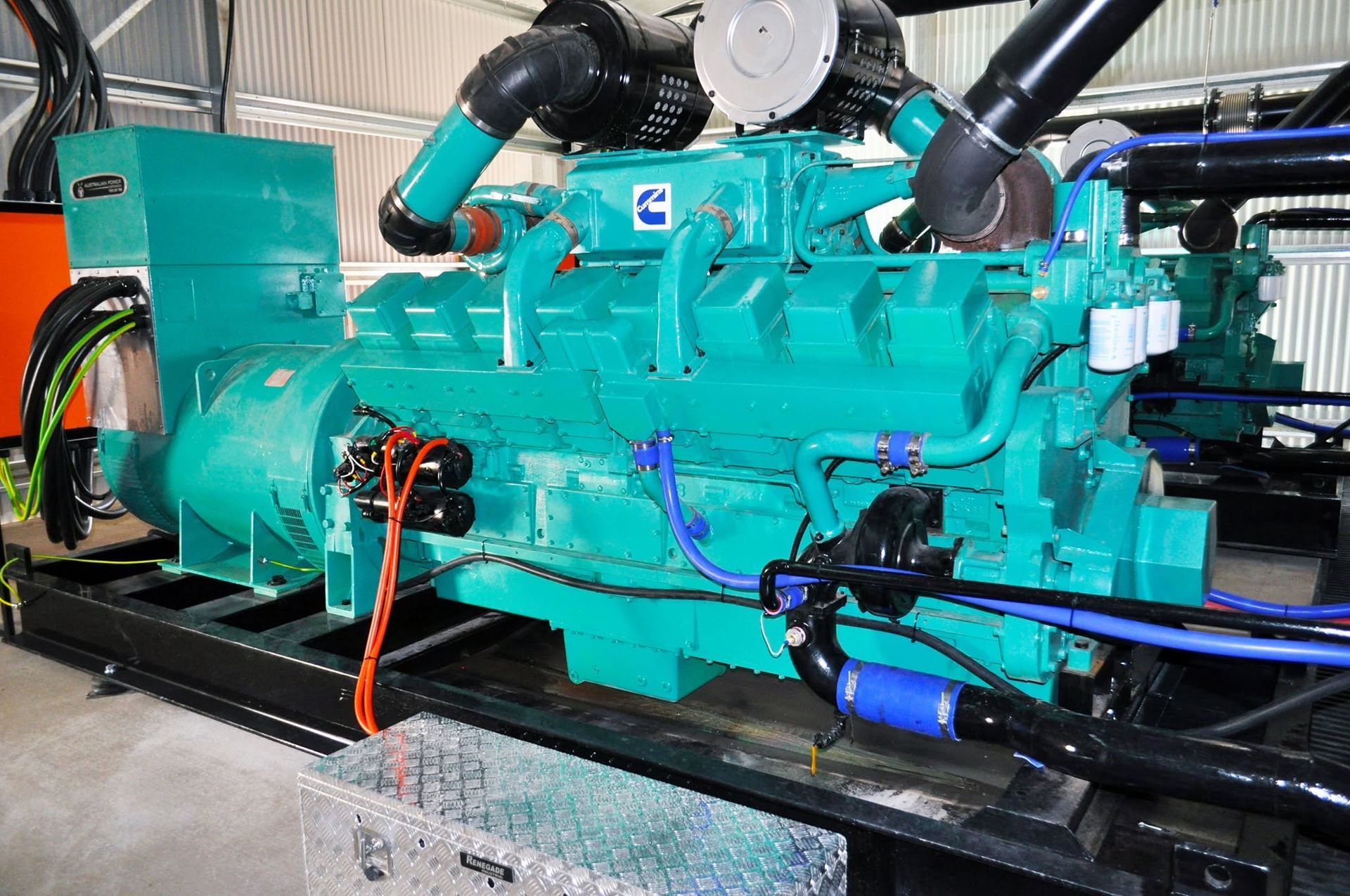 Dry hire generators and compressors