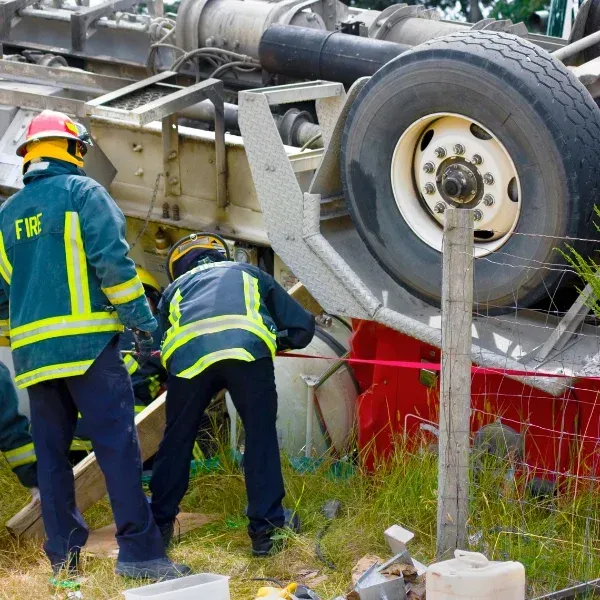 An image showgcasing truck accident expertise for a trucking accident.