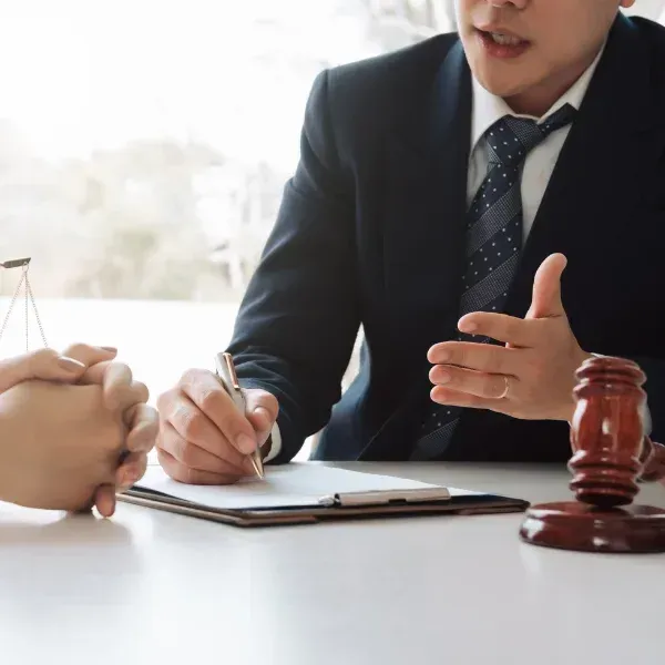 An image of legal representation.