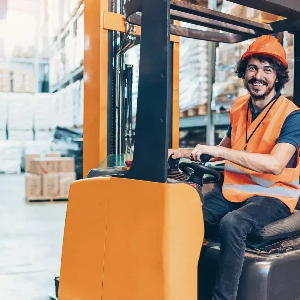 Image showing a person on a forklift at work in Georgia.
