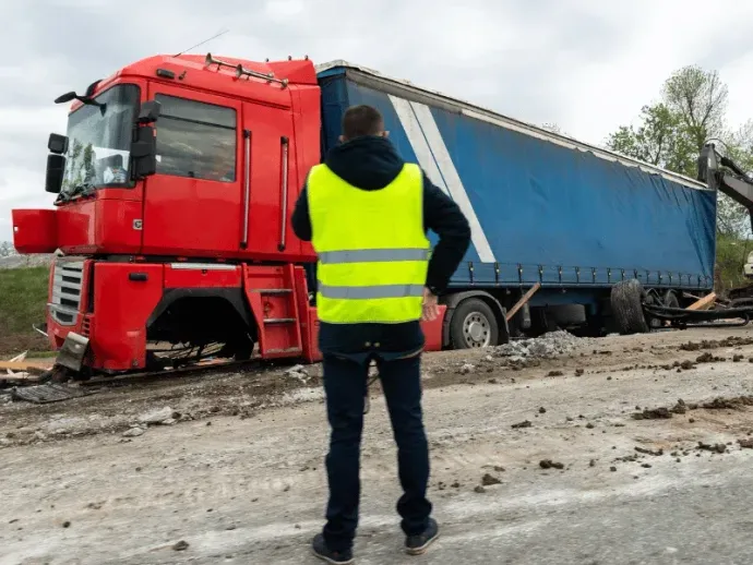 A truck accident victim needing help in Georgia.