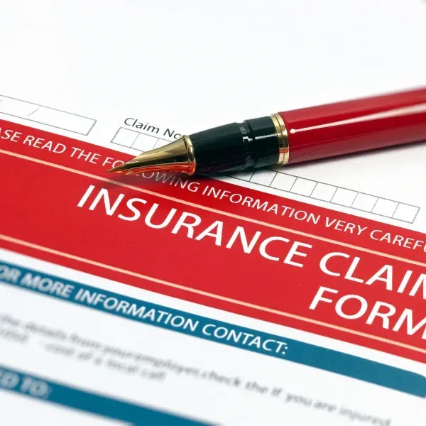 Image representing insurance claim documents.