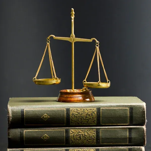 An image showing a law book representing legal expertise that holds the negligent party responsible.