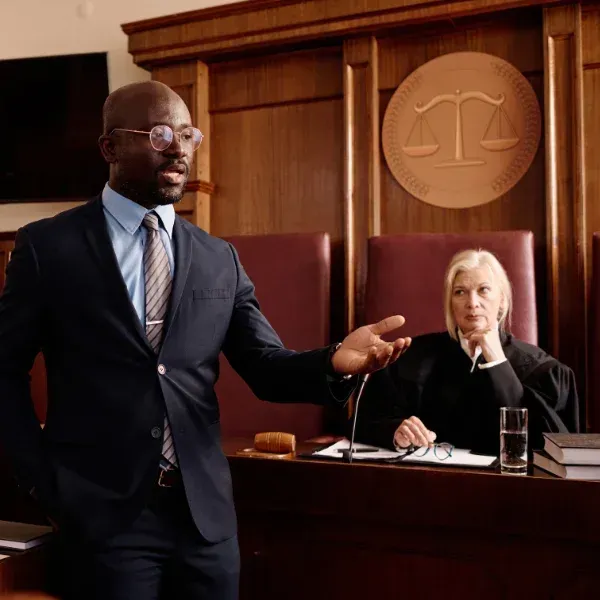An image of legal representation.