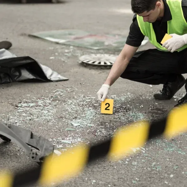 An image representing thorough investigation of a construction truck accident.