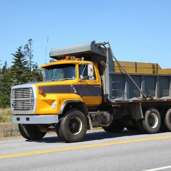 Image of a dump truck in Georgia.