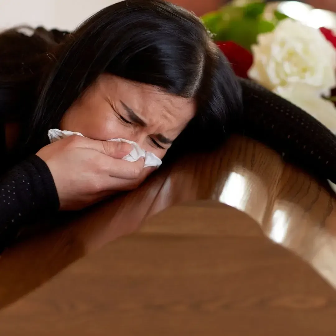 An image showing grieving families seeking justice for loved ones lost in 18-wheeler accidents.