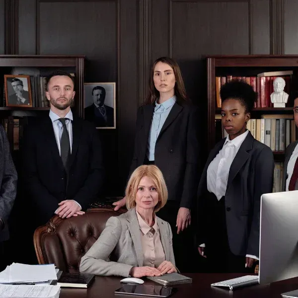 An image representing relentless advocacy for truck accident victims against an insurance company.