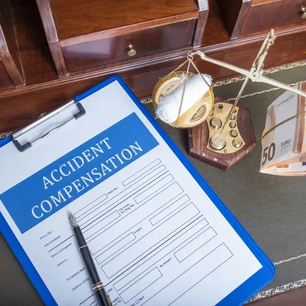 A photograph representing a successful compensation claim.