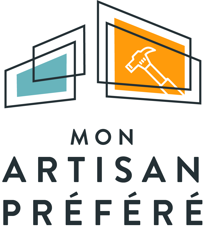 Un logo pour une entreprise appelée mon artisan prefere.