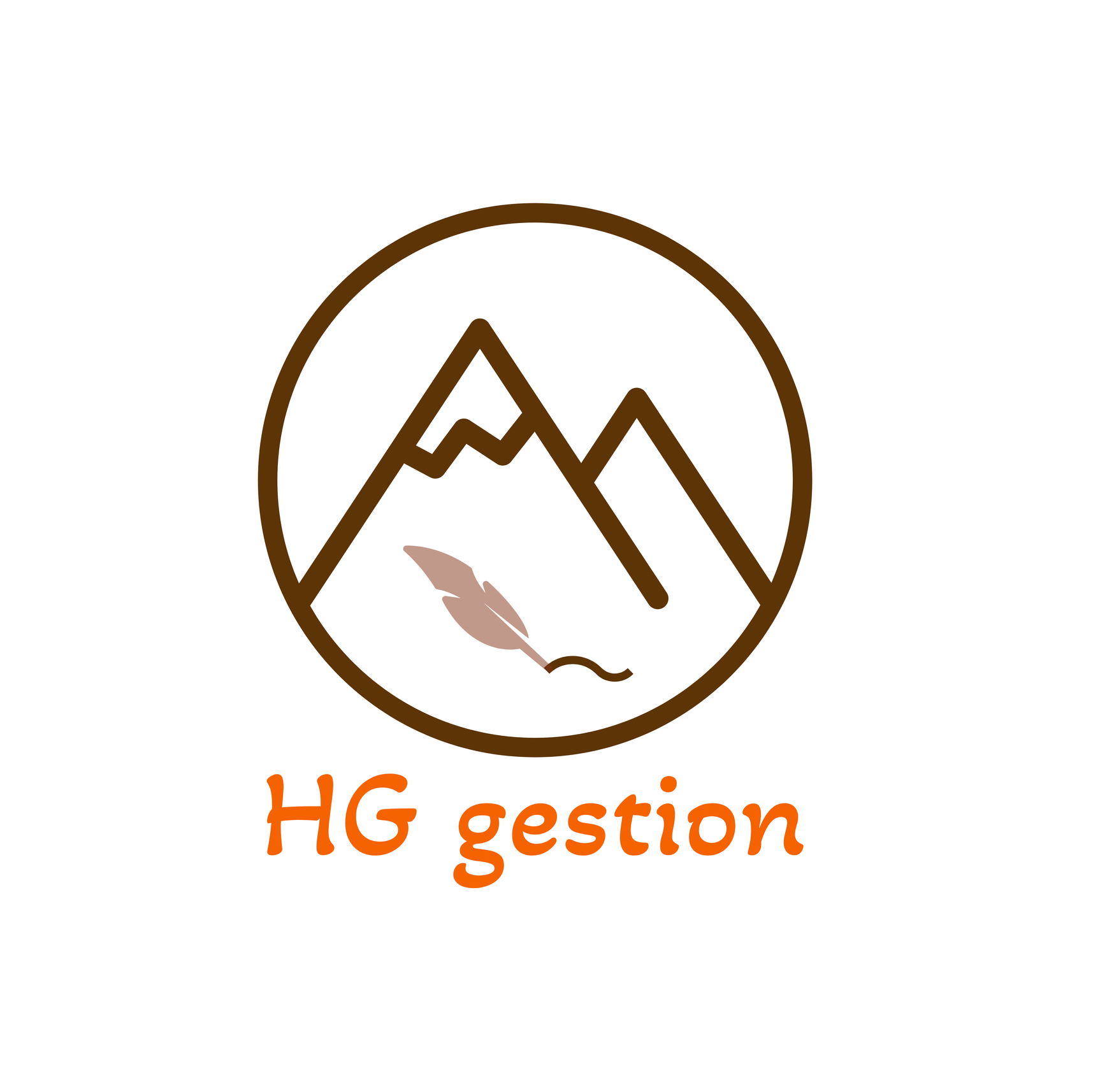 Un logo avec une lettre l dans un cercle sur fond blanc.