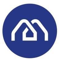 Le logo pour le design du citron est sur un fond bleu.