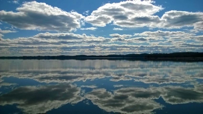 Pyhäjärvi lake fishing in Finland