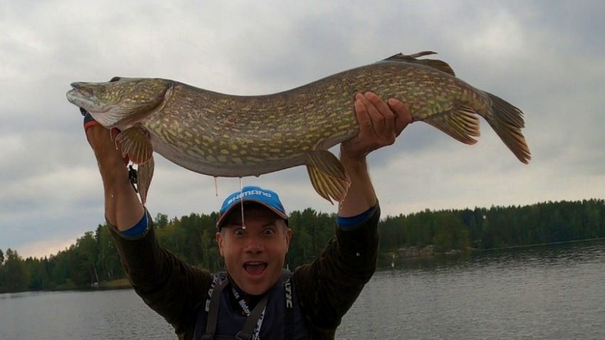 Pike fishing in Tammisaari Finland