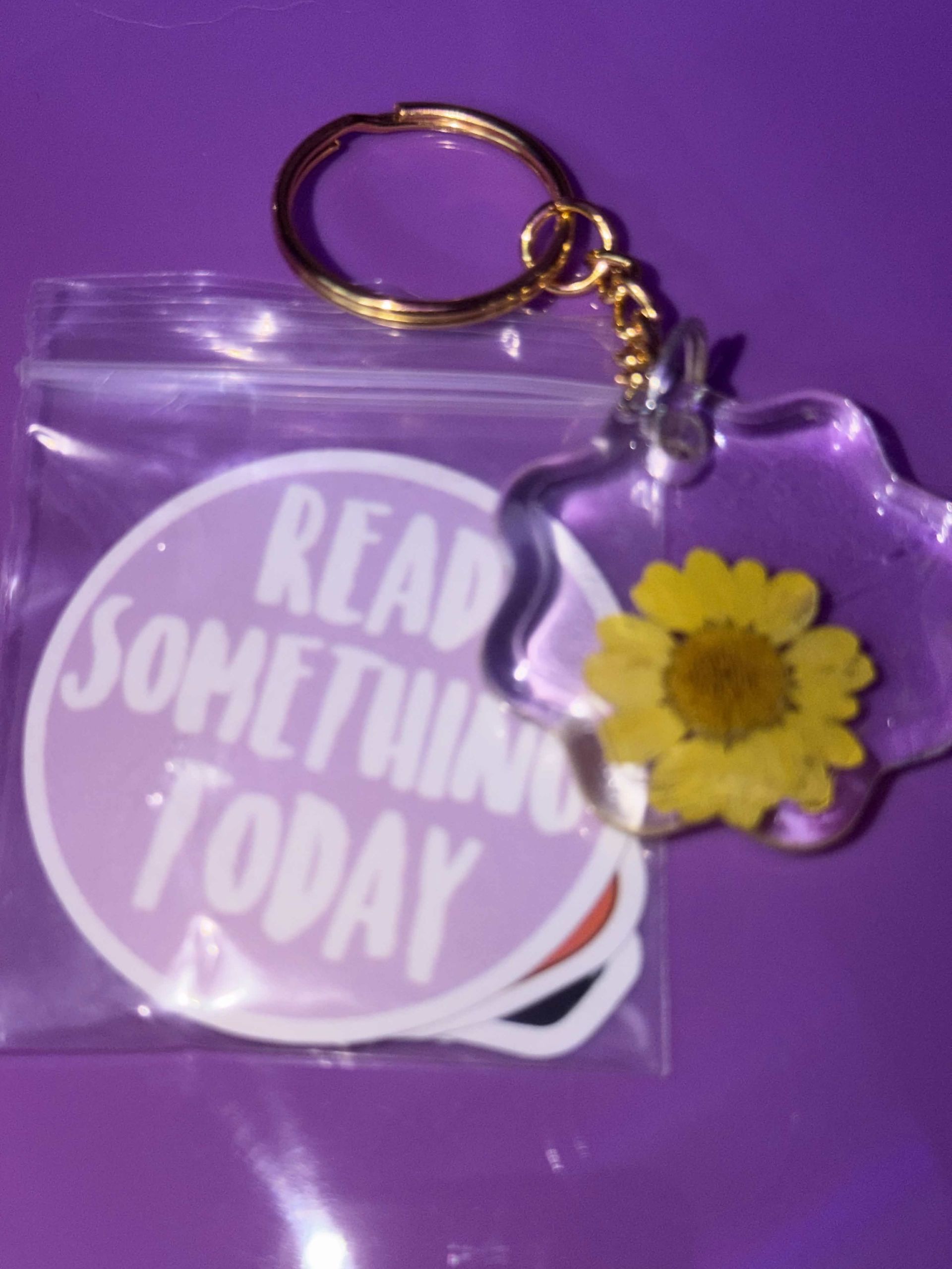 Floral keychain