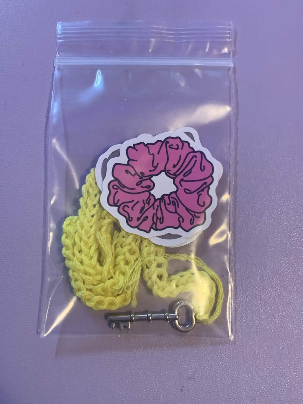 Cozy Critters Bookmark Yellow