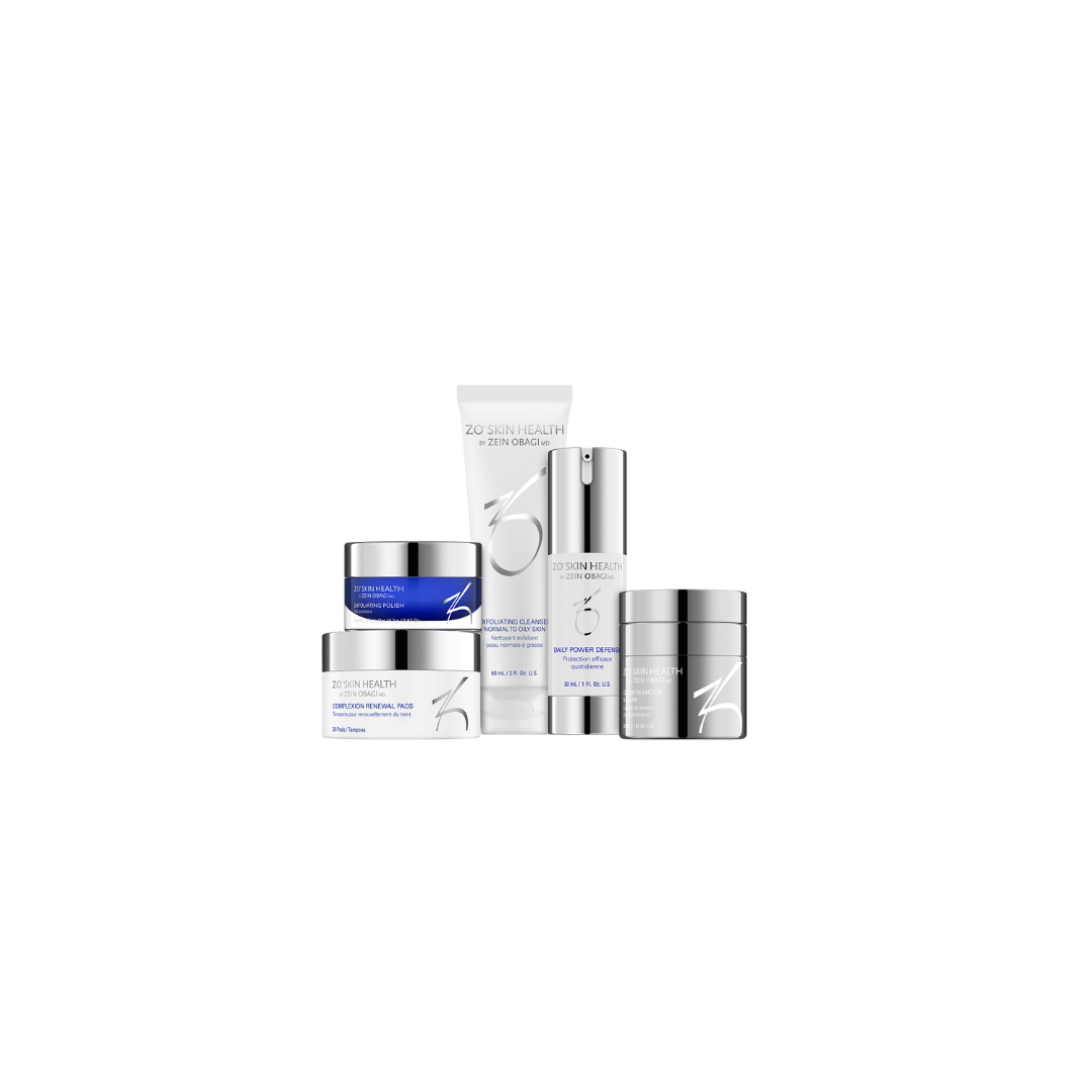 Cosmetic products of various shapes, with a white background.