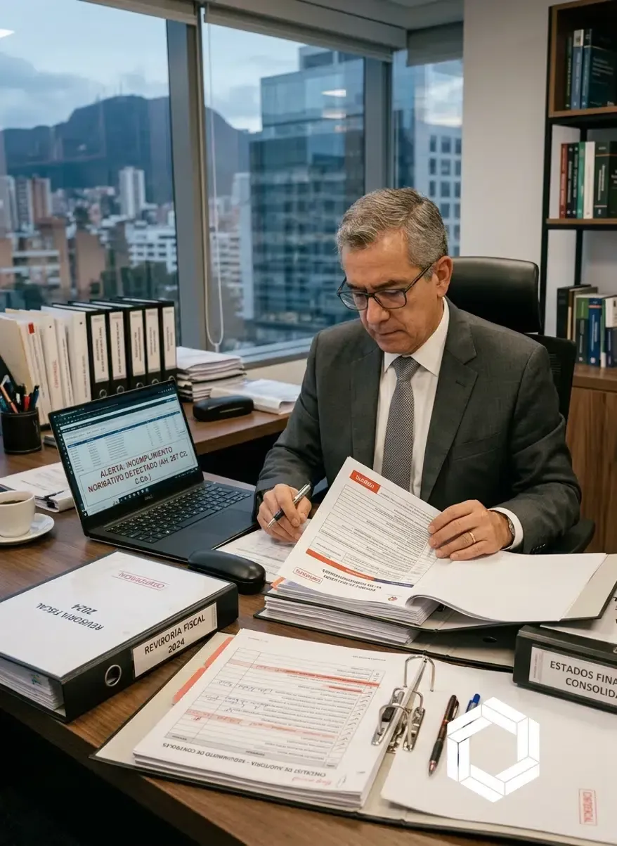 Responsabilidades del Revisor Fiscal frente a incumplimientos legales en Colombia