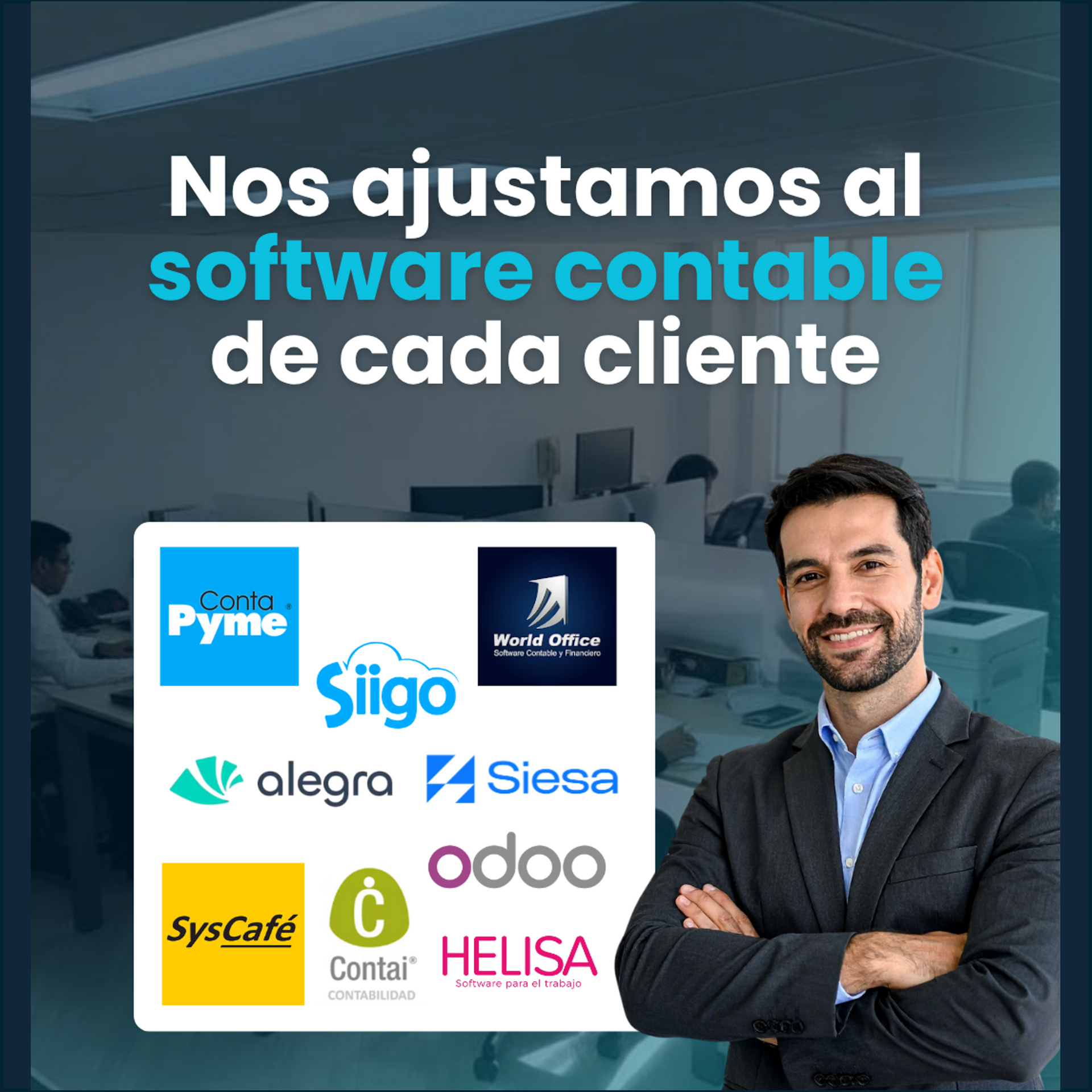 Un presentador dirige una reunión de negocios, señalando un gráfico de barras y otro de líneas