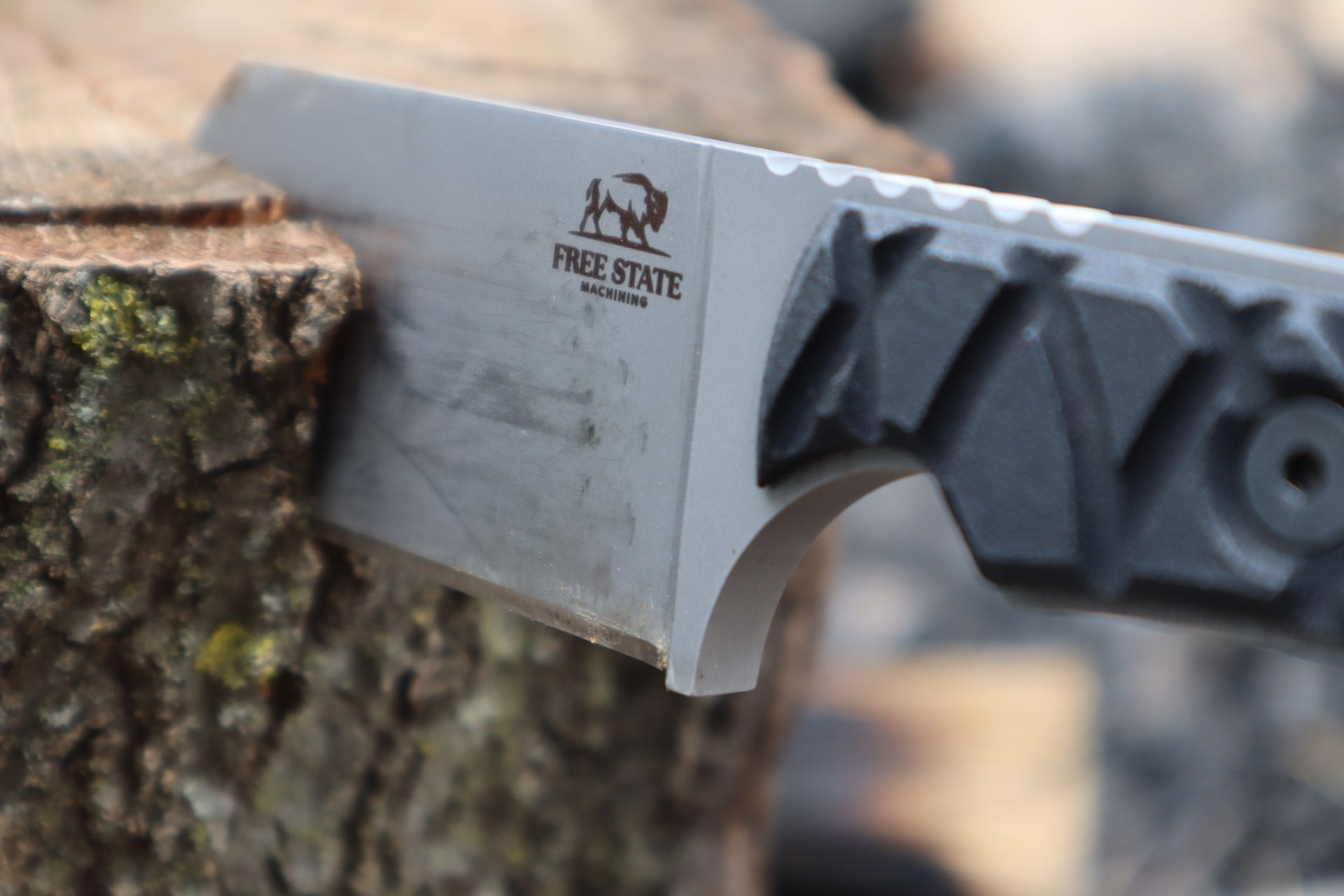 Butcher sheepsfoot knife crafted from D2 tool steel by Free State Machining