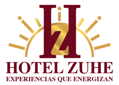 Hotel Zuhe logo: burgundy 