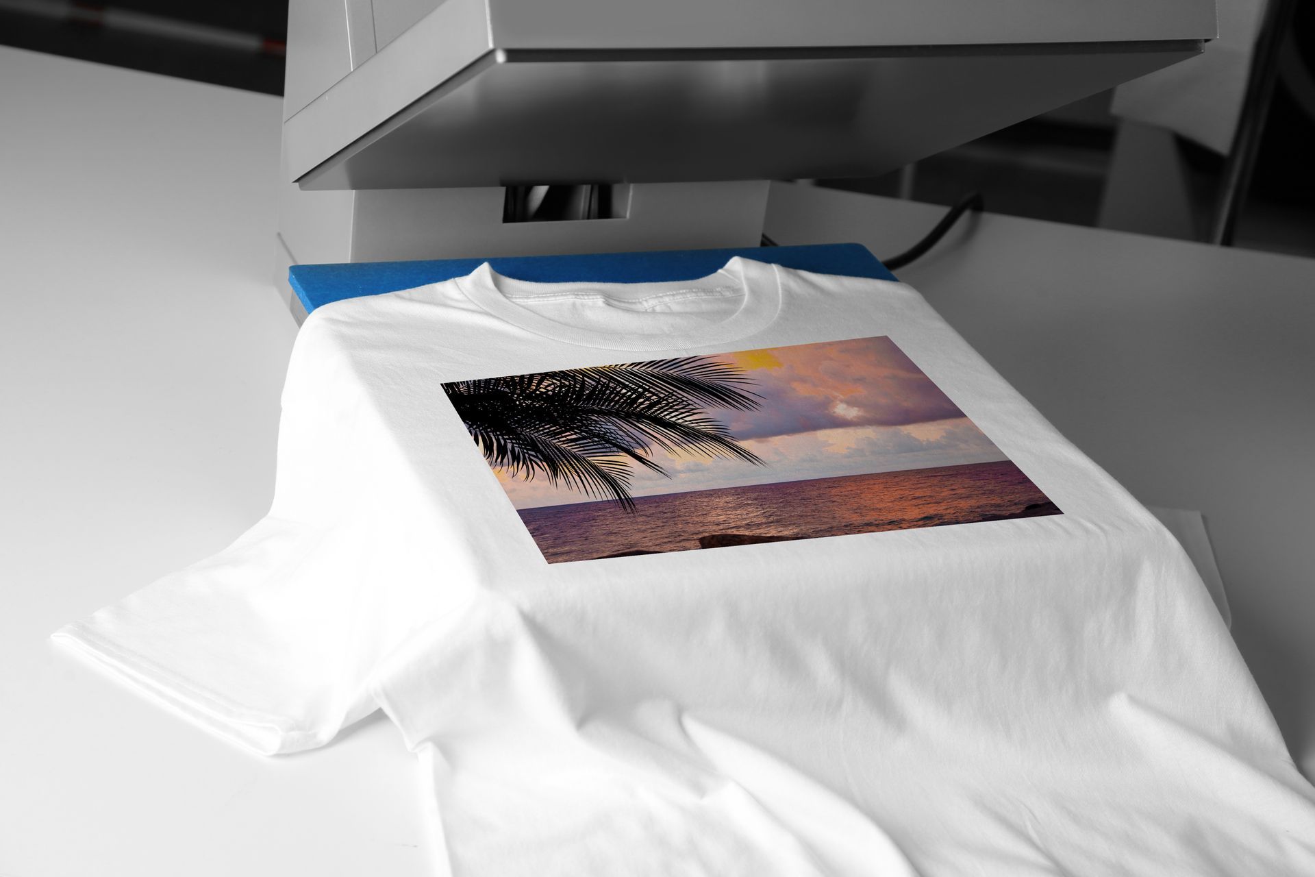 A white t-shirt