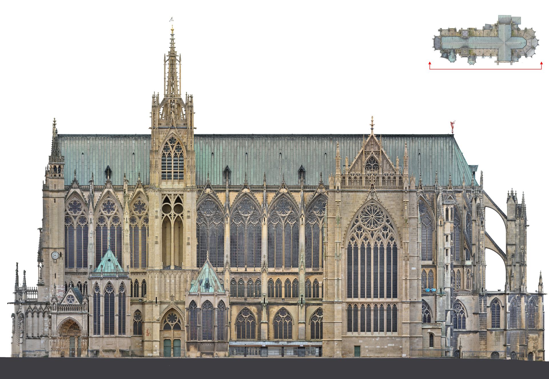 Cathédrale de Metz, élévation