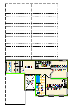 A floor plan of a house with a master bedroom , great room , dining room , kitchen and two car garage.
